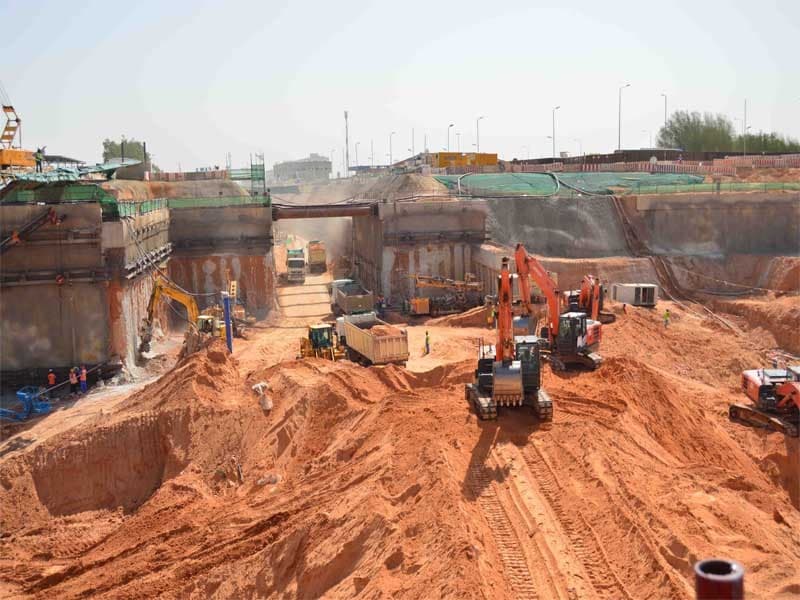 EXCAVATION WORK 3JI STATION RIYADH METROimage